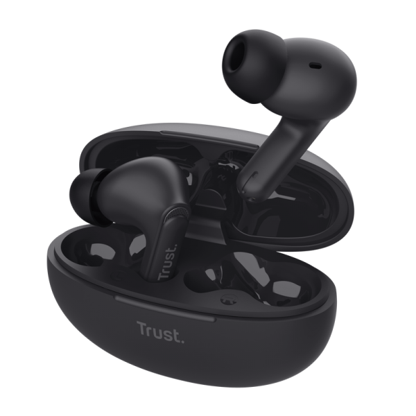Trust Auriculares Inalambricos Yavi - Inalambricos - Color Negro