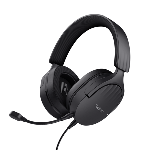 Trust GXT489 Fayzo Auriculares Gaming - Iluminación RGB - Diadema Ajustable - Controles de Facil Acceso - Color Negro
