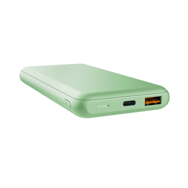 Trust Redoh Powerbank 10000mAh - USB, Tipo C - Carga Rapida - Color Verde